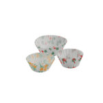 CAKE CUP FLORAL 7.5 CM