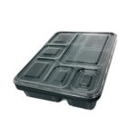 6 compartment food containers with lids