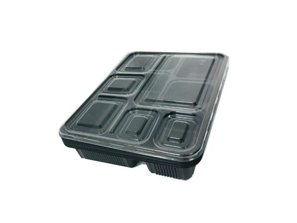6 compartment food containers with lids