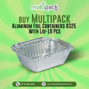 Aluminum Foil Containers 8325 With Lid