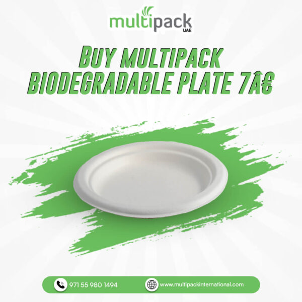 BIODEGRADABLE PLATE 7ae