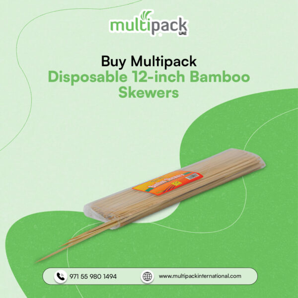 Buy Disposable 12-inch Bamboo Skewers