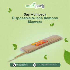 Buy Disposable 6-inch Bamboo Skewers