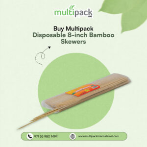 Buy Disposable 8-inch Bamboo Skewers