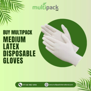 Medium Latex Disposable Gloves