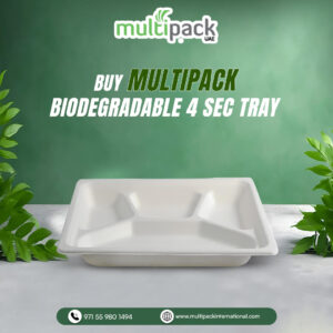 Compostable BIODEGRADABLE 4 SEC TRAY