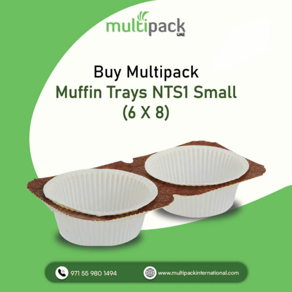 Disposable MUFFIN TRAYS NTS1 SMALL (6 X 8)