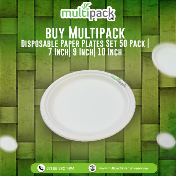 Multipack Disposable Paper Plates