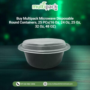 Microwave Disposable Round Containers