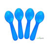 Plastic Ice Cream Spoon blue