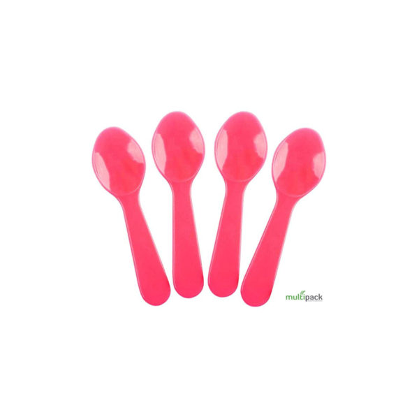 Plastic Ice Cream Spoon pink